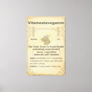 Scottie Vitameatavegamin Canvas Print