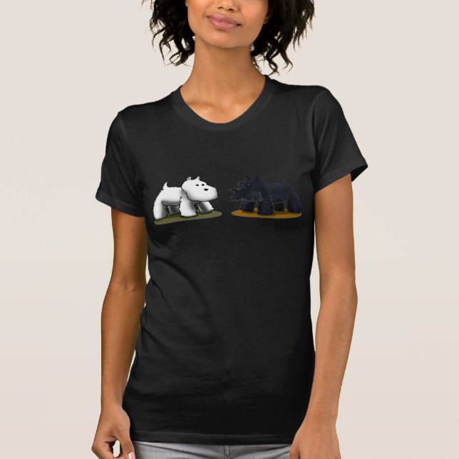 Scottie & Westie T-shirt (Front)