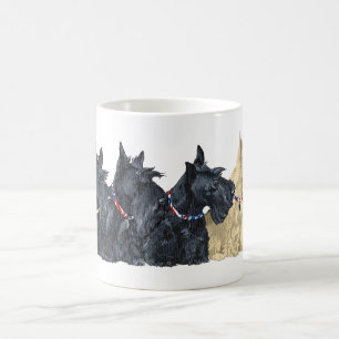 Scotties All in a Row Coffee Mug