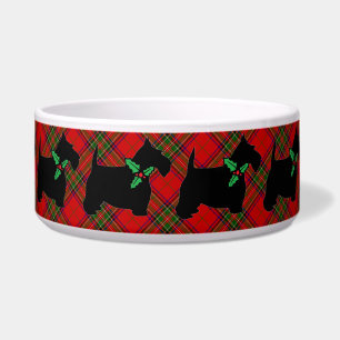 Scotties, Plaid and Holly