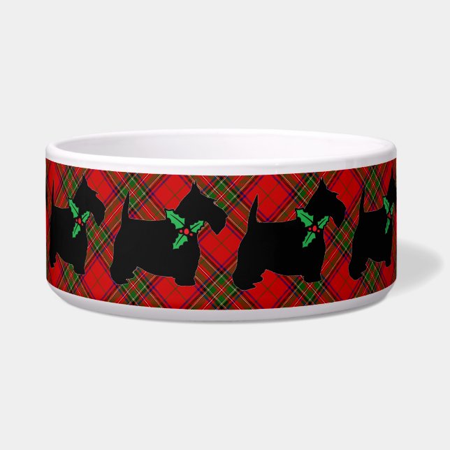Scotties, Plaid and Holly (Front)