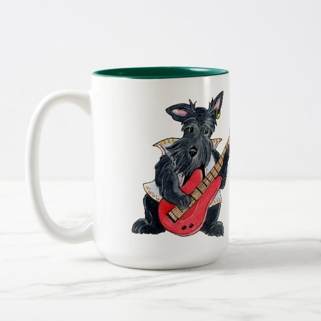 Scotties Rock Bassist Mug (Left)