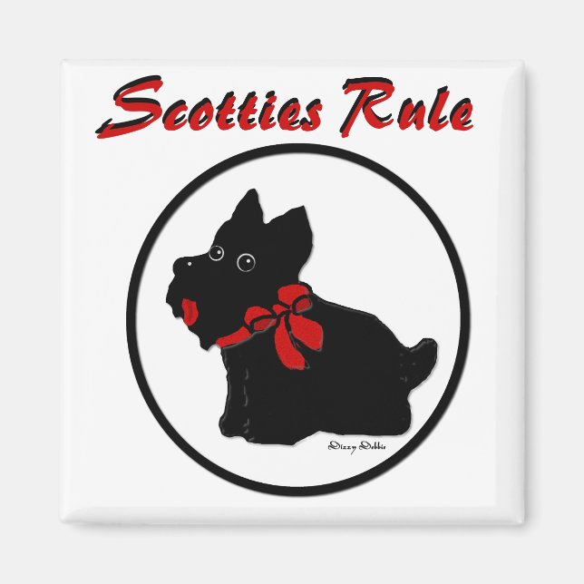 Scotties Rule Magnet (Front)