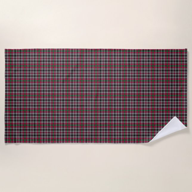 Scottish Accents Clan Borthwick Tartan Beach Towel (Front)