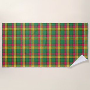 Scottish Accents Clan MacMillan Tartan Beach Towel