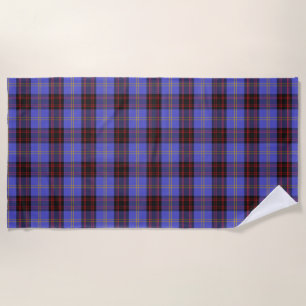 Scottish Accents Clan Rutherford Tartan Beach Towel