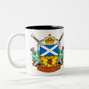 Scottish "Alba gu bràth" Black 11 oz Two-Tone Mug