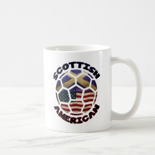 Scottish American Soccer Ball Coffee Mug