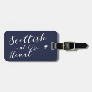 Scottish At Heart Luggage Tag