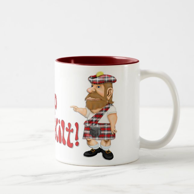 Scottish Attitude Two-Tone Coffee Mug (Right)
