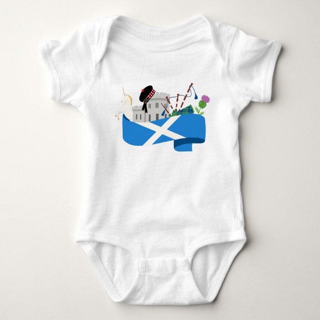 Scottish Baby Bodysuit (Front)