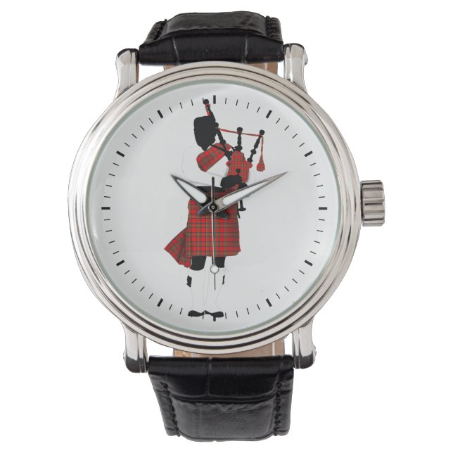 Scottish Bagpipes Watch (Front)