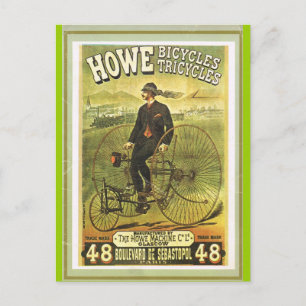 Scottish bicycles on sale in Paris Postcard