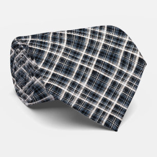Scottish ,black and white ,tartan,stylish, classic tie
