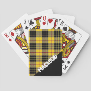 Scottish Blaster Clan MacLeod of Lewis Tartan Playing Cards