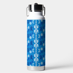 Scottish Blue And White Water Bottle