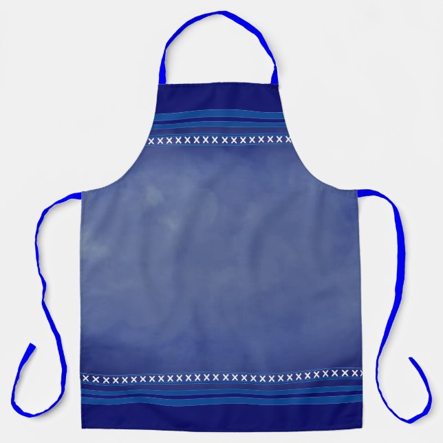Scottish Blue Apron (Front)