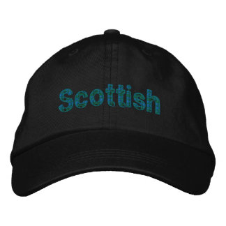 Scottish Blue Green Tartan Cap