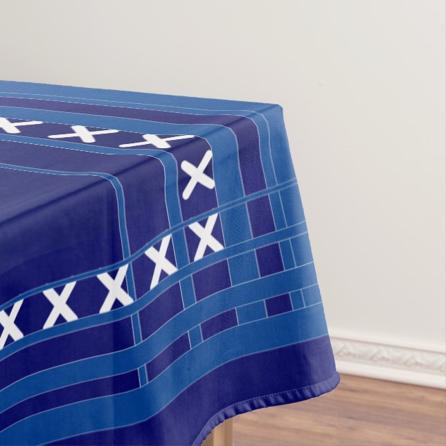 Scottish Blue Tablecloth (In Situ)