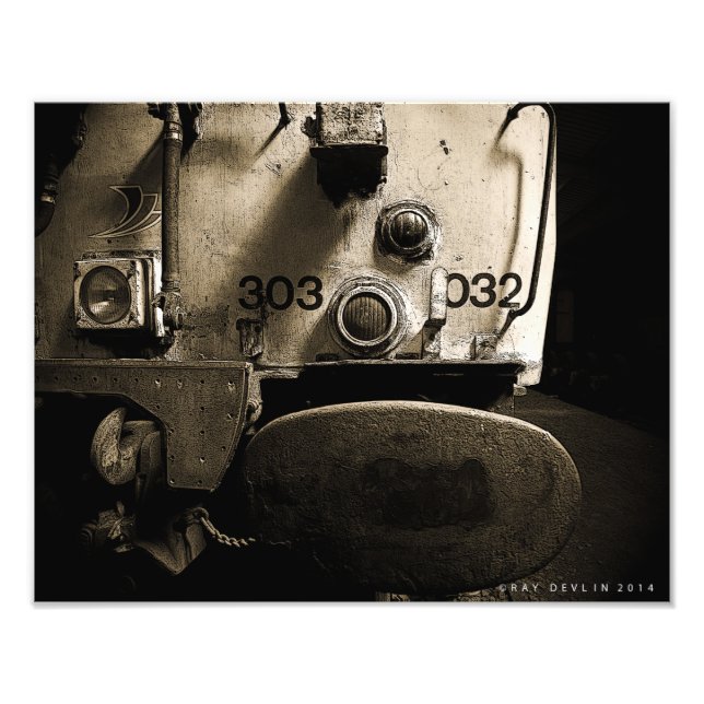 Scottish Blue Train Photo Print (Front)