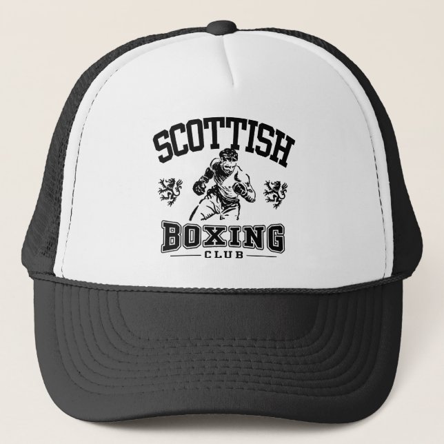 Scottish Boxing Trucker Hat (Front)