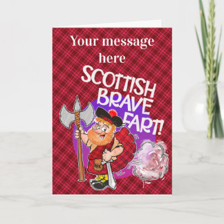 Scottish Bravefart Card