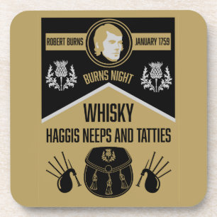 Scottish Burns Night Coaster