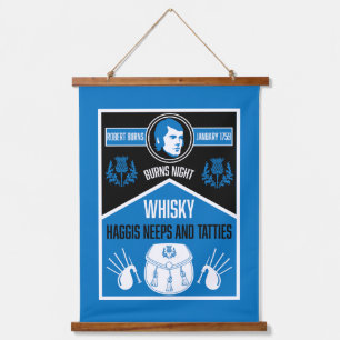 Scottish Burns Night Hanging Tapestry