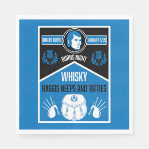 Scottish Burns Night Napkin
