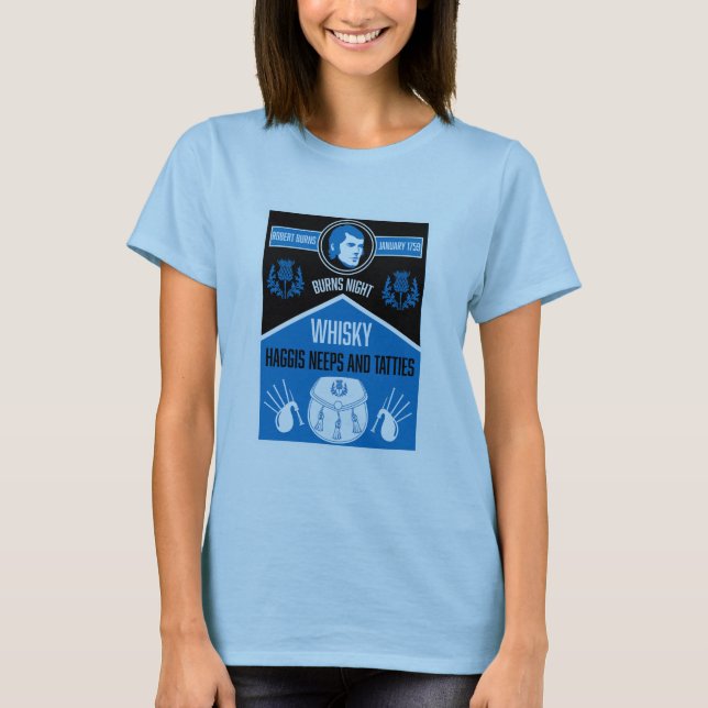 Scottish Burns Night T-Shirt (Front)