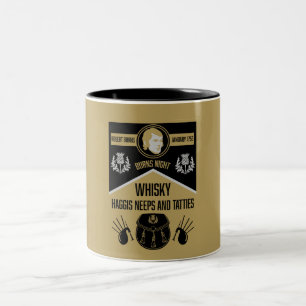 Scottish Burns Night Two-Tone Coffee Mug