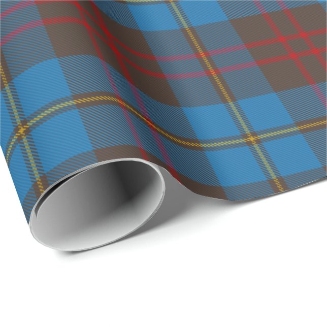 Scottish Cameron Hunting Plaid Tartan Wrapping Paper (Roll Corner)