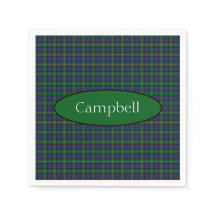 Scottish Campbell Family Tartan Personalised