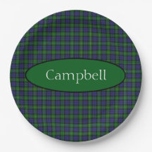 Scottish Campbell Family Tartan Personalised