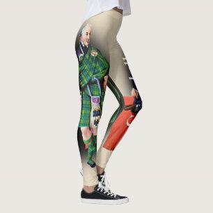 Scottish Campbell Tartan By R. R. McIan Leggings