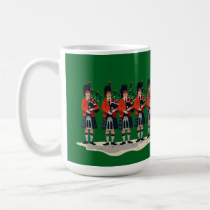 Scottish Celebratory Skirl Bagpipers Coffee Mug
