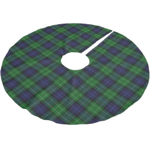Scottish Clan Abercrombie Tartan Brushed Polyester Tree Skirt