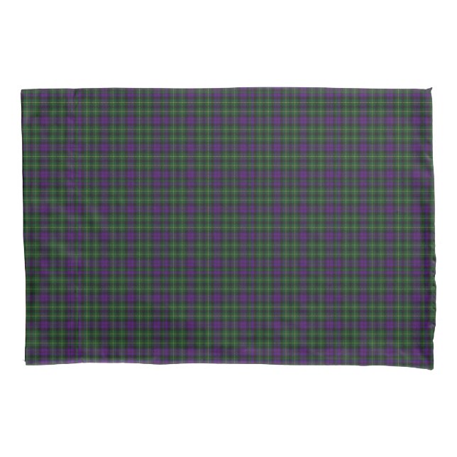 Scottish Clan Abercrombie Tartan Pillowcase (Front)
