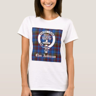 Scottish Clan Anderson Crest & Tartan T-Shirt