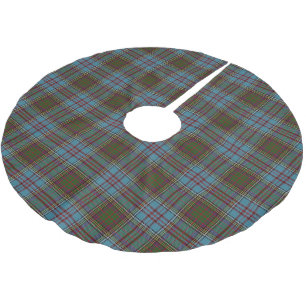 Scottish Clan Anderson Tartan Brushed Polyester Tree Skirt