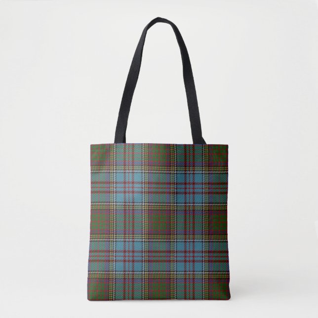 Scottish Clan Anderson Tartan Plaid Tote Bag (Front)
