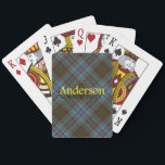 Scottish Clan Anderson Tartan Playing Cards<br><div class="desc">Play cards with this very nice Clan Anderson deck.</div>