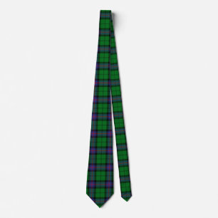 Scottish Clan Armstrong Tartan Plaid Tie