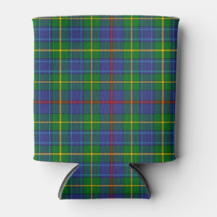 Scottish Clan Bailey Tartan Plaid Can Cooler