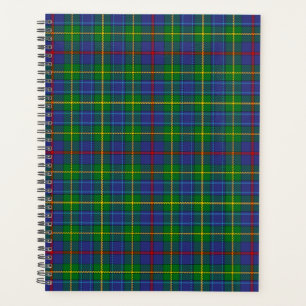 Scottish Clan Bailey Tartan Plaid Planner