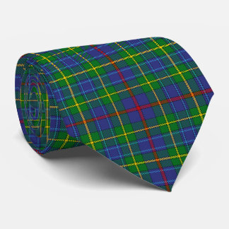 Scottish Clan Bailey Tartan Plaid Tie