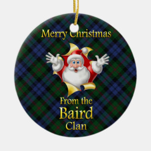 Scottish Clan Baird Christmas Ornament