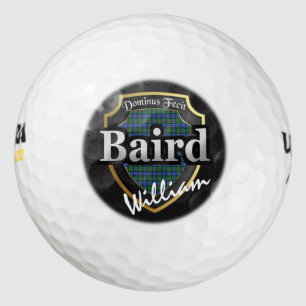 Scottish Clan Baird Personalise Your Name Golf Balls