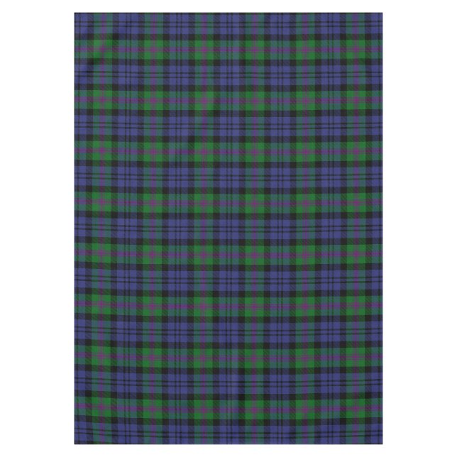 Scottish Clan Baird Tartan Plaid Tablecloth (Front)