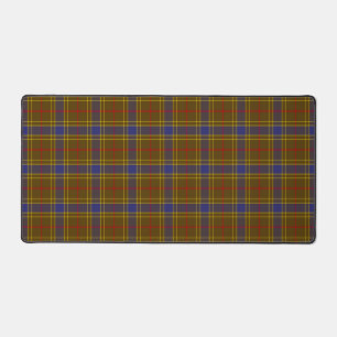 Scottish Clan Balfour Tartan Plaid Desk Mat